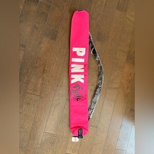 PINK Victoria's Secret Bright Pink Carry Pouch with Branded Strap